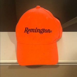 Remington neon orange hunting hat